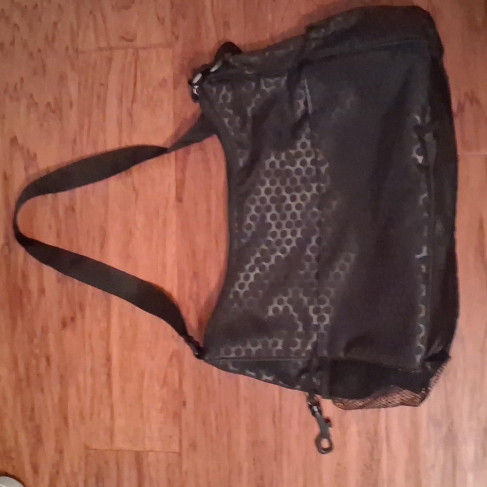 Black baby bag